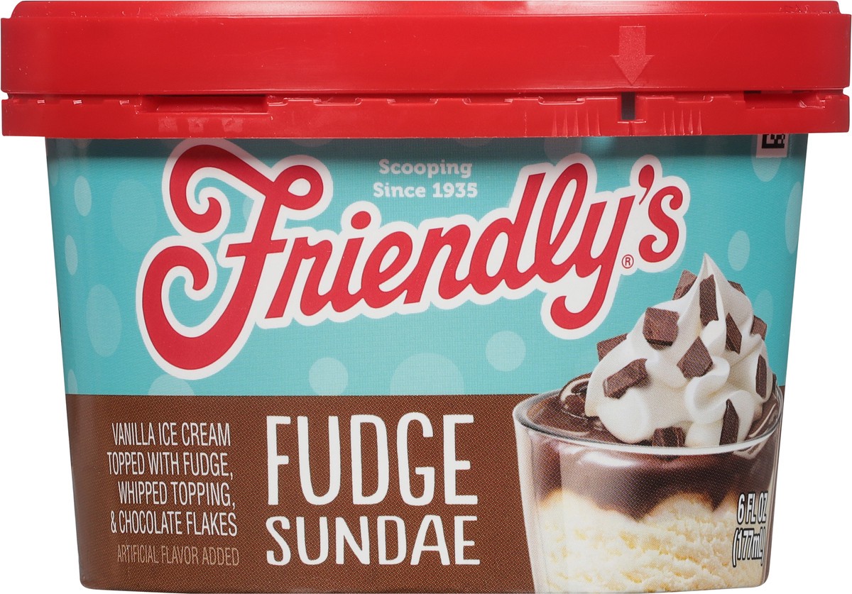 slide 6 of 9, Friendly's Original Fudge Single Serve Sundae, 6 fl oz