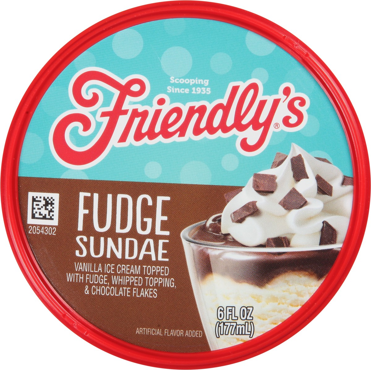 slide 9 of 9, Friendly's Original Fudge Single Serve Sundae, 6 fl oz