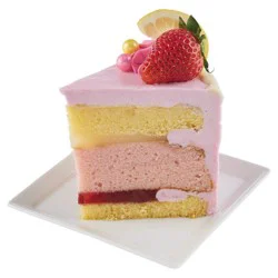 Cake Slice Pink Lemonade 8 oz