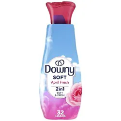 Downy Fabric Softener Liquid (Fabric Conditioner), April Fresh Scent, 24 fl oz, 32 Loads