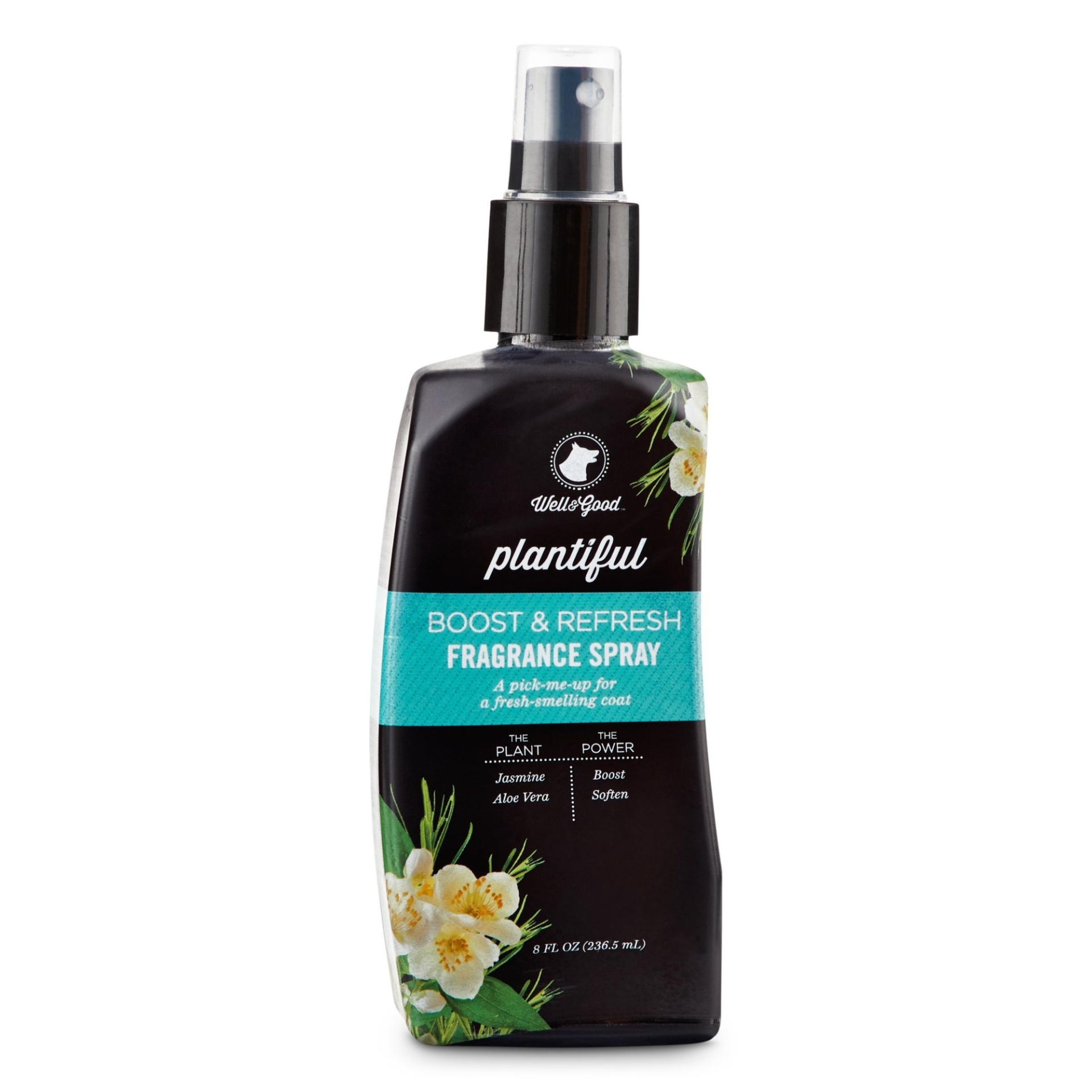 slide 1 of 1, Well & Good Plantiful Boost & Refresh Jasmine Fragrance Dog Spray, 8 fl oz