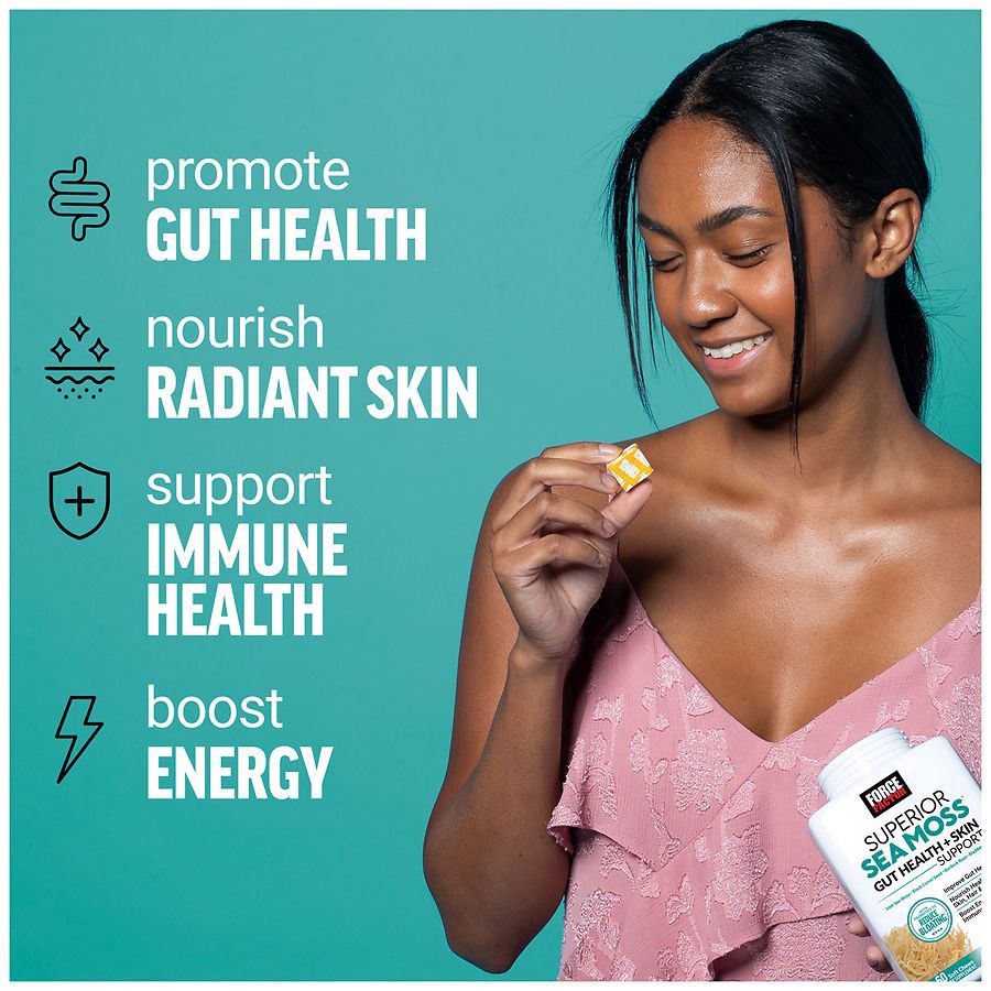 slide 4 of 5, Force Factor Superior S'mores Flavor Sea Moss 60 Soft Chews, 60 ct