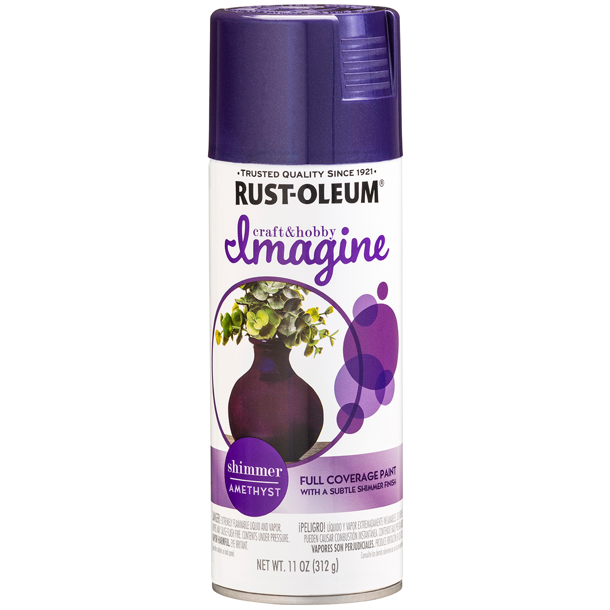 slide 8 of 17, Imagine Amethyst Shimmer Spray Paint, 