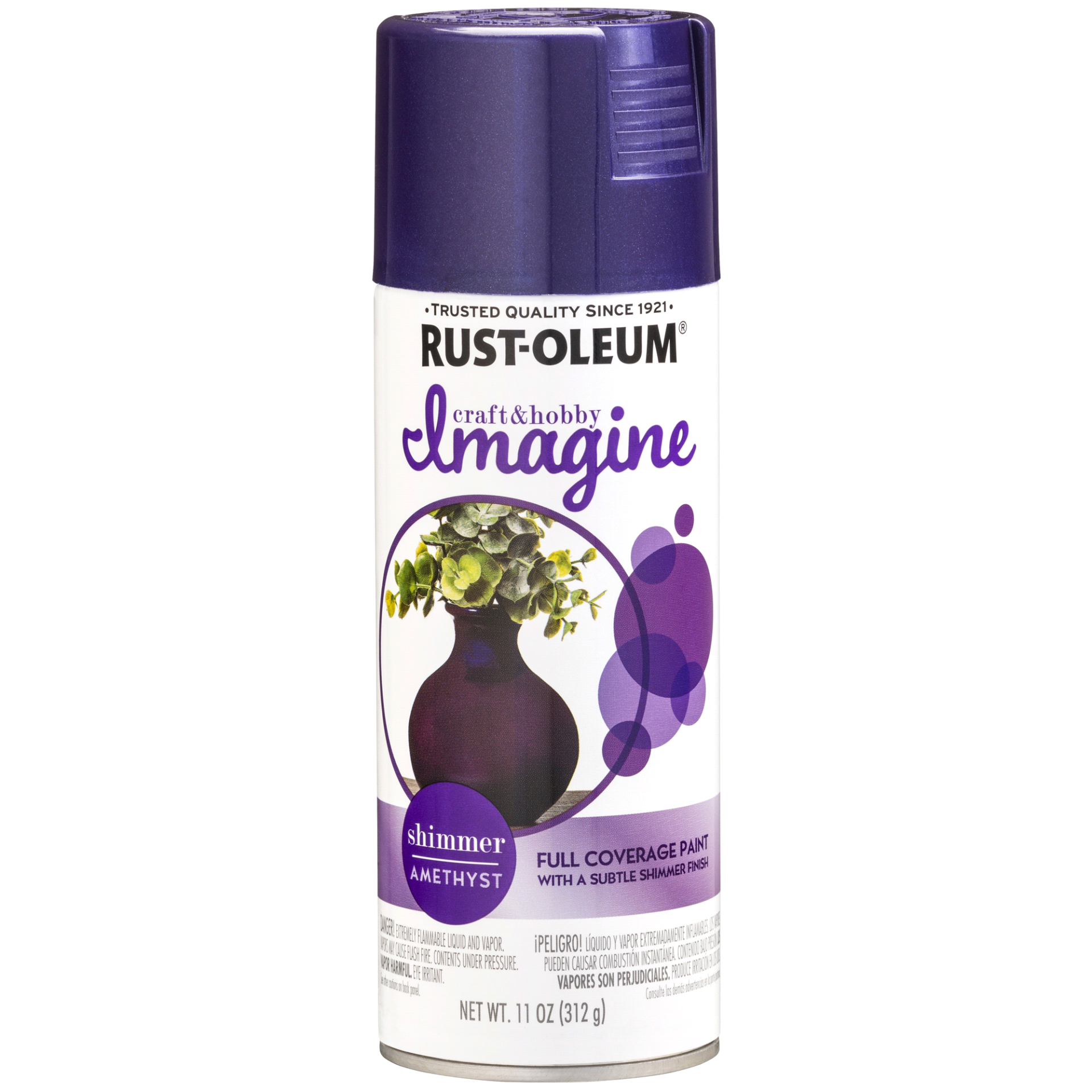 slide 1 of 1, Imagine Amethyst Shimmer Spray Paint, 11 oz