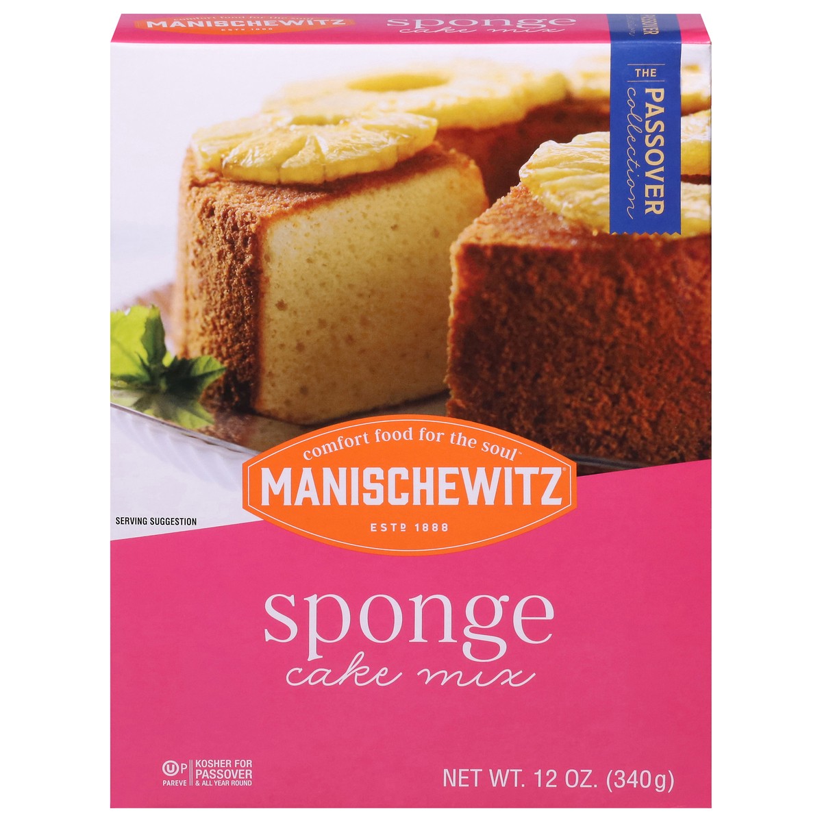 slide 1 of 9, Manischewitz Sponge Cake Mix, 12 oz