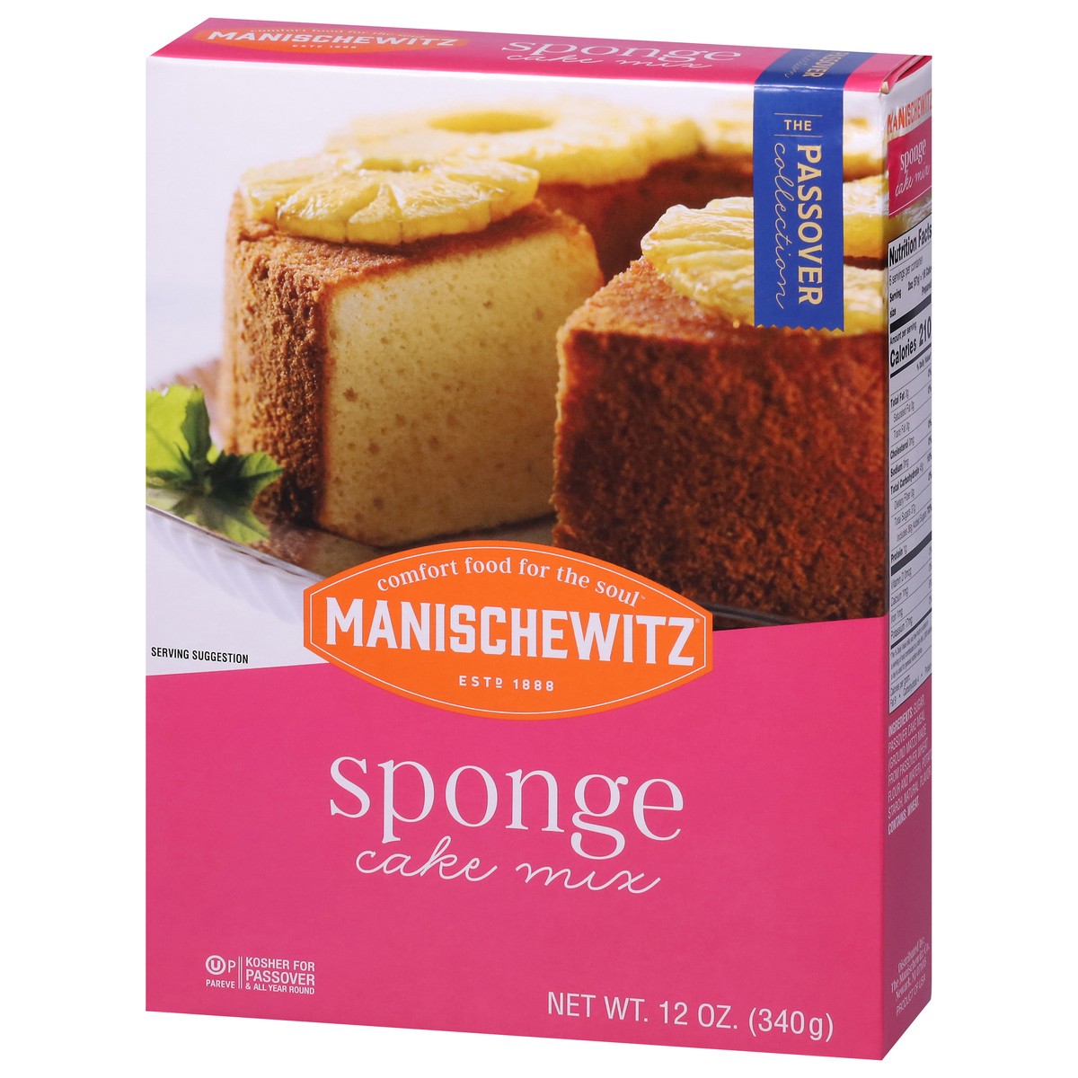 slide 3 of 9, Manischewitz Sponge Cake Mix, 12 oz