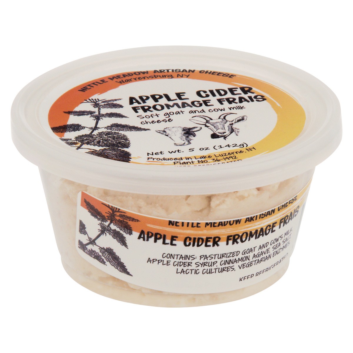 slide 7 of 9, Nettle Meadow Artisan Cheese Fromage Frais Apple Cider Fromage Frais 5 oz, 5 oz