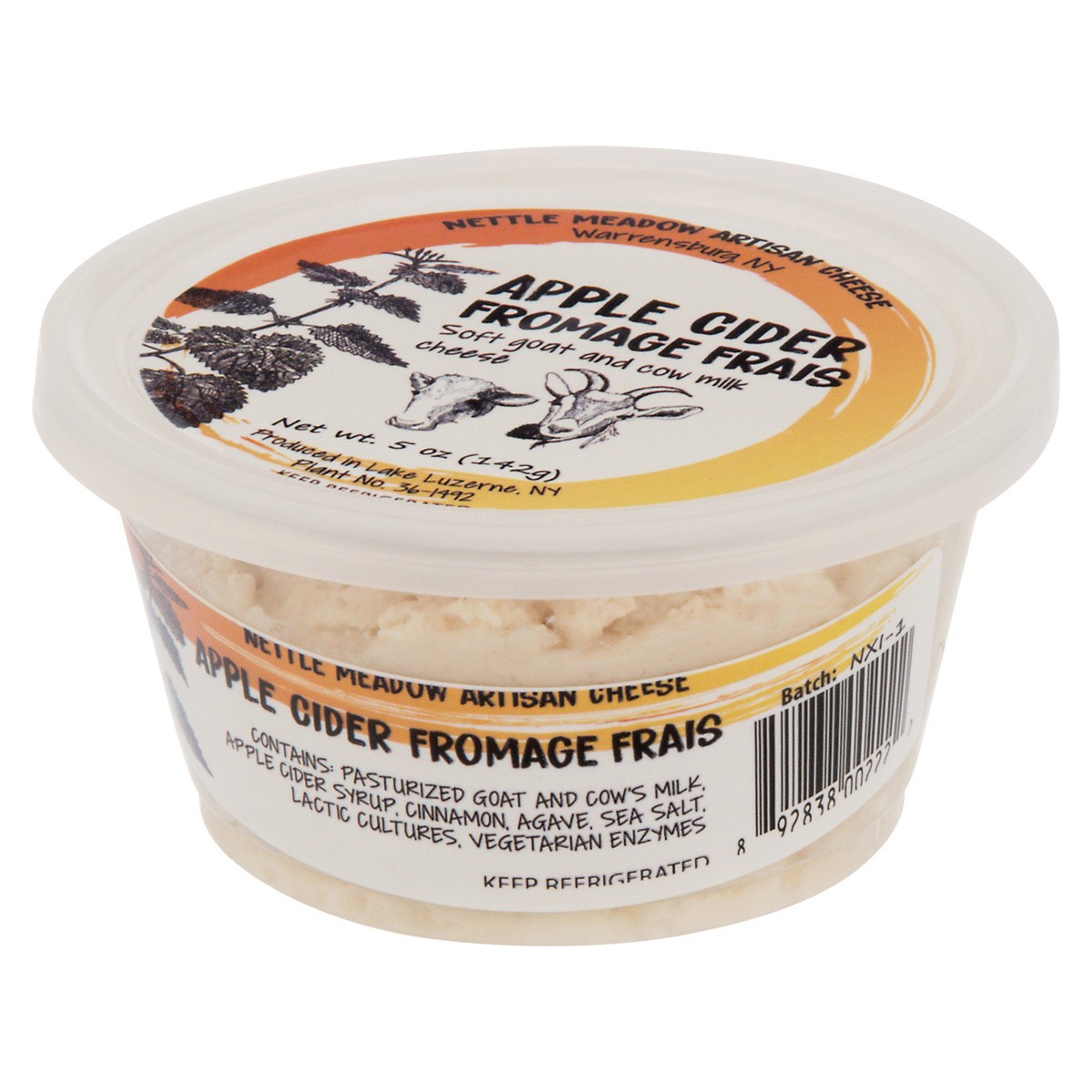 slide 2 of 9, Nettle Meadow Artisan Cheese Fromage Frais Apple Cider Fromage Frais 5 oz, 5 oz