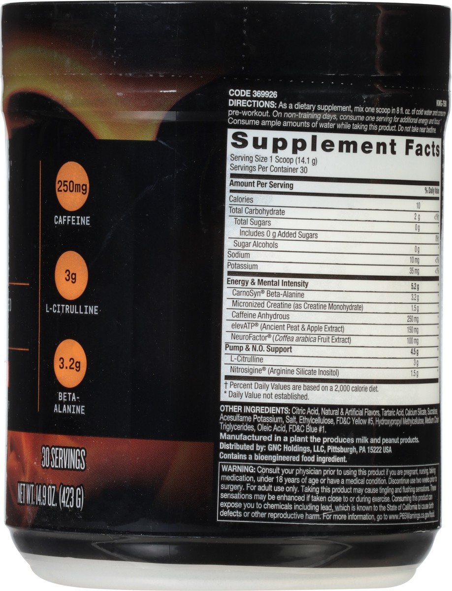 slide 8 of 9, Beyond Raw LIT Clinically Dosed Gummy Worm Pre-Workout 14.9 oz, 14.9 oz