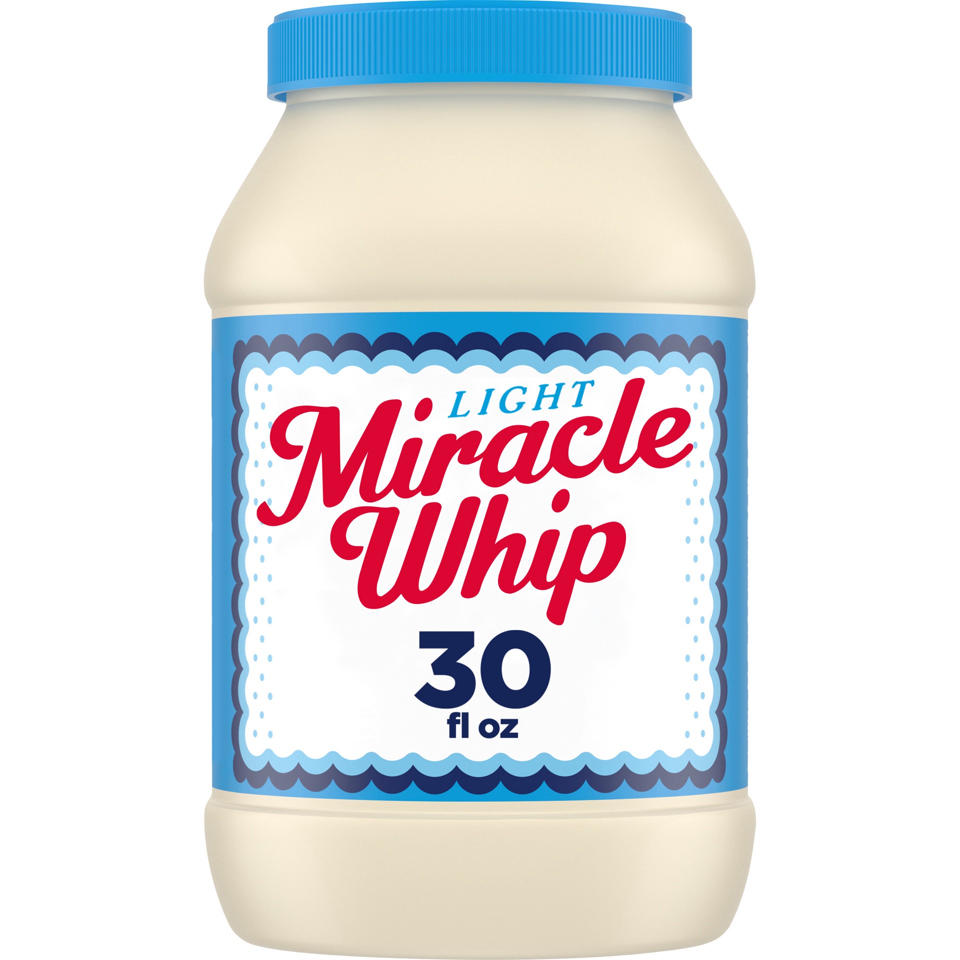 slide 1 of 14, Miracle Whip Light Mayo-like Dressing, 30 fl oz Jar, 30 fl oz