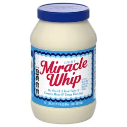 Miracle Whip Light Mayo-like Dressing, 30 fl oz Jar