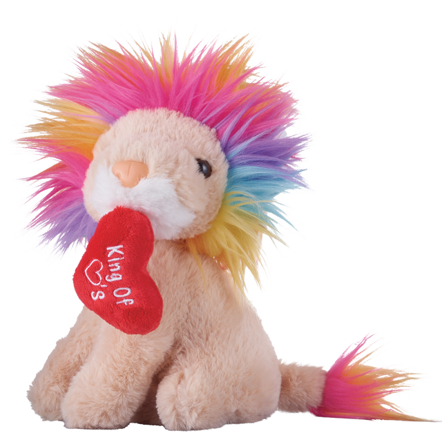 slide 1 of 1, RED AND PINK 8In Ani Silly & Wild Dog & Unicorn, 1 ct