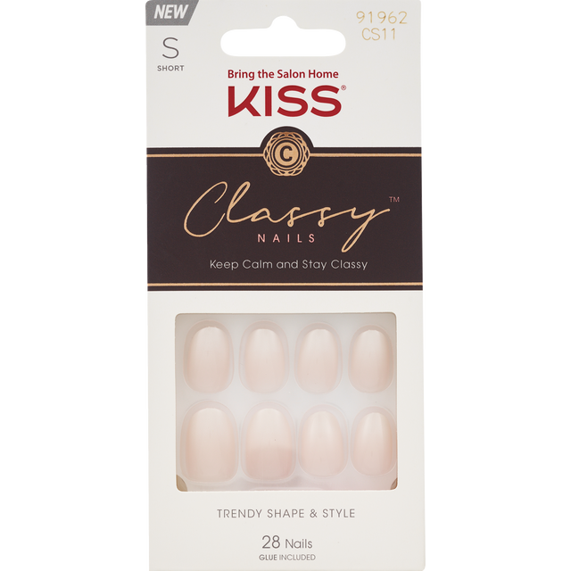 slide 1 of 1, Kiss Classy Nails - Players, 1 ct