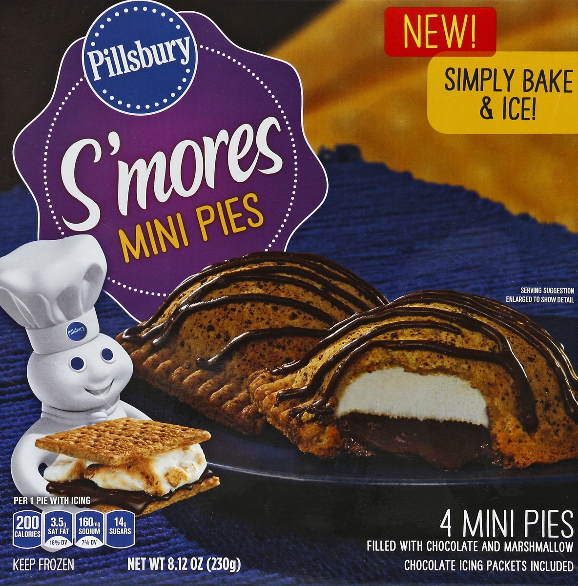 slide 1 of 5, Pillsbury Mini Pies 4 ea, 4 ct