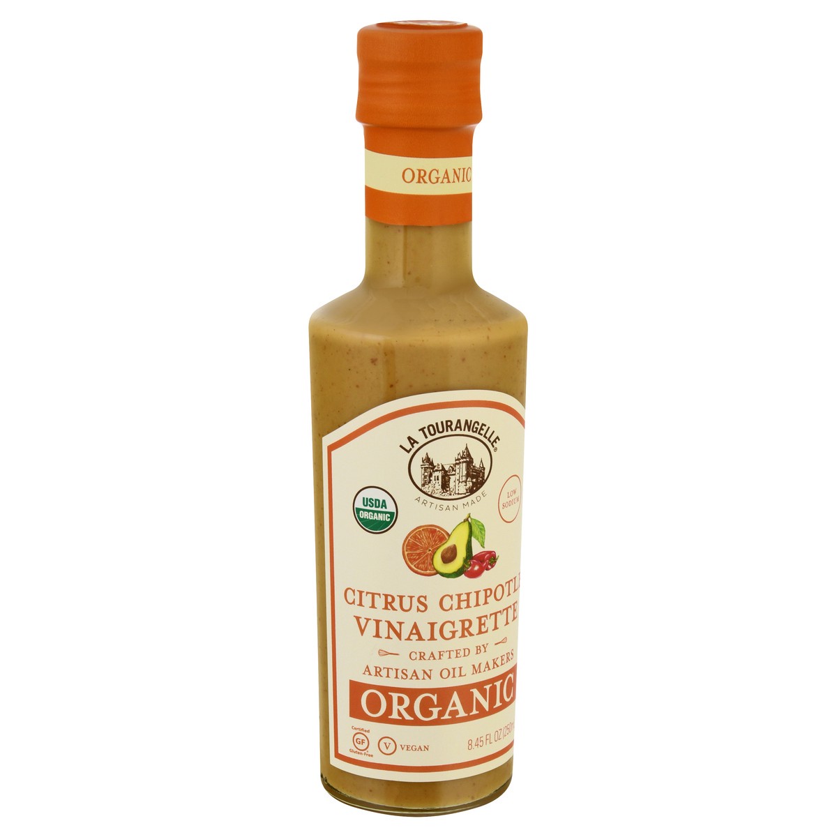 slide 9 of 13, La Tourangelle Organic Citrus Chipotle Vinaigrette 8.45 oz, 8.45 oz