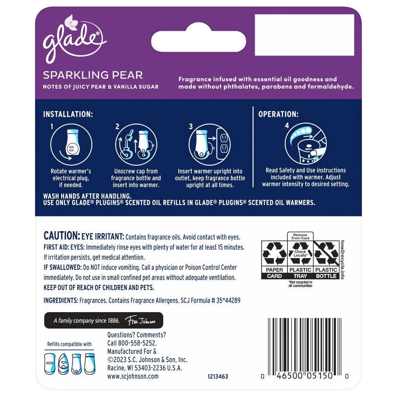 slide 10 of 12, Glade Refills Lto Sparkli, 1.34 oz