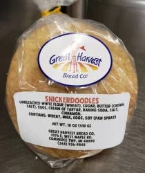 Great Harvest Snickerdoodle Cookie