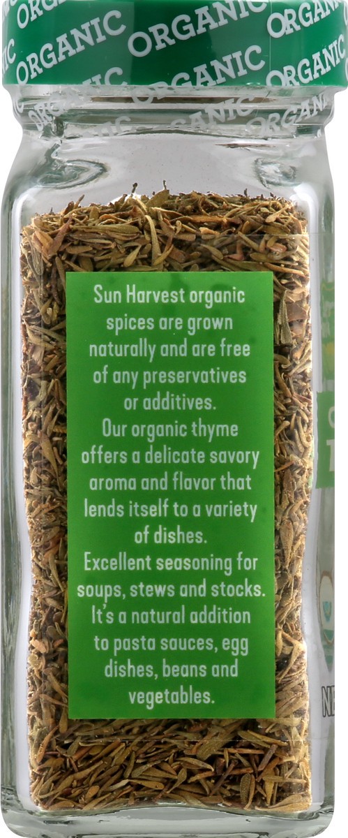 slide 10 of 11, Sun Harvest Sh/Ot Organic Thyme, 0.9 oz