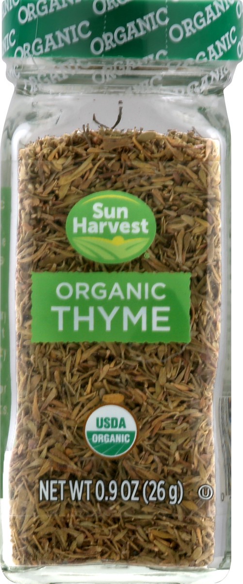 slide 1 of 11, Sun Harvest Sh/Ot Organic Thyme, 0.9 oz