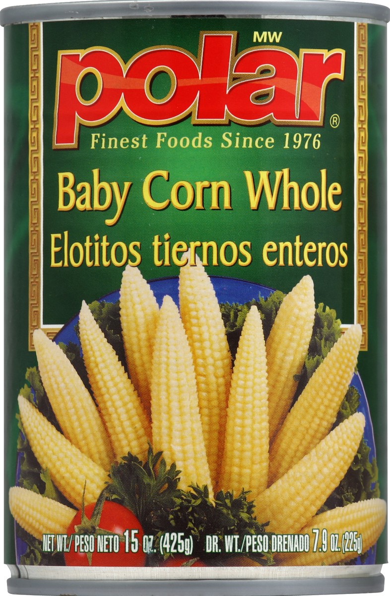 slide 2 of 2, MW Polar Baby Corn Whole, 15 oz