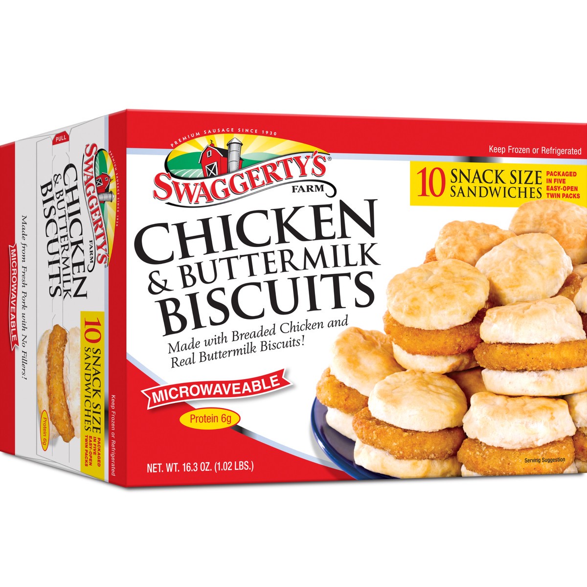 slide 11 of 11, Swaggerty's Farm Breakfast Sandwiches, 19.2 oz