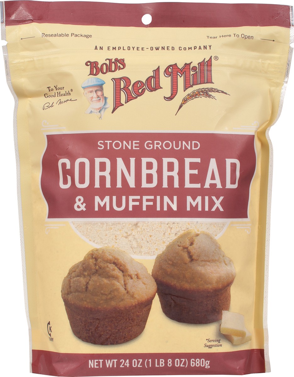 slide 13 of 14, Bob's Red Mill Stone Ground Cornbread & Muffin Mix 24 oz, 24 oz