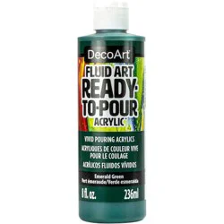 Deco Art FluidArt Emerald Green - 8 oz