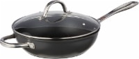 slide 1 of 1, Dash of That Deep Saute Pan with Lid - Black, 3 qt