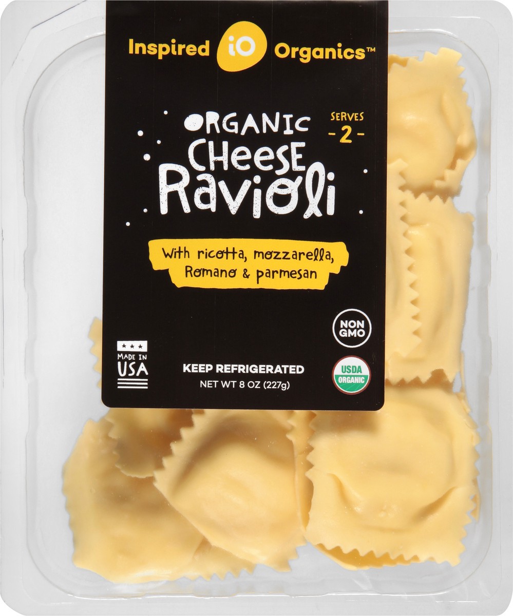 slide 6 of 9, Inspired Organics Organic Cheese Ravioli, 8 oz