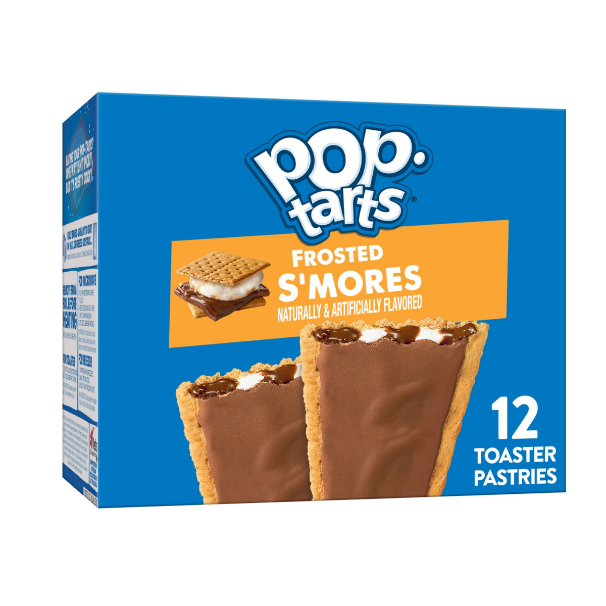 slide 1 of 7, Pop-Tarts Frosted S'mores Toaster Pastries, 20.3 oz