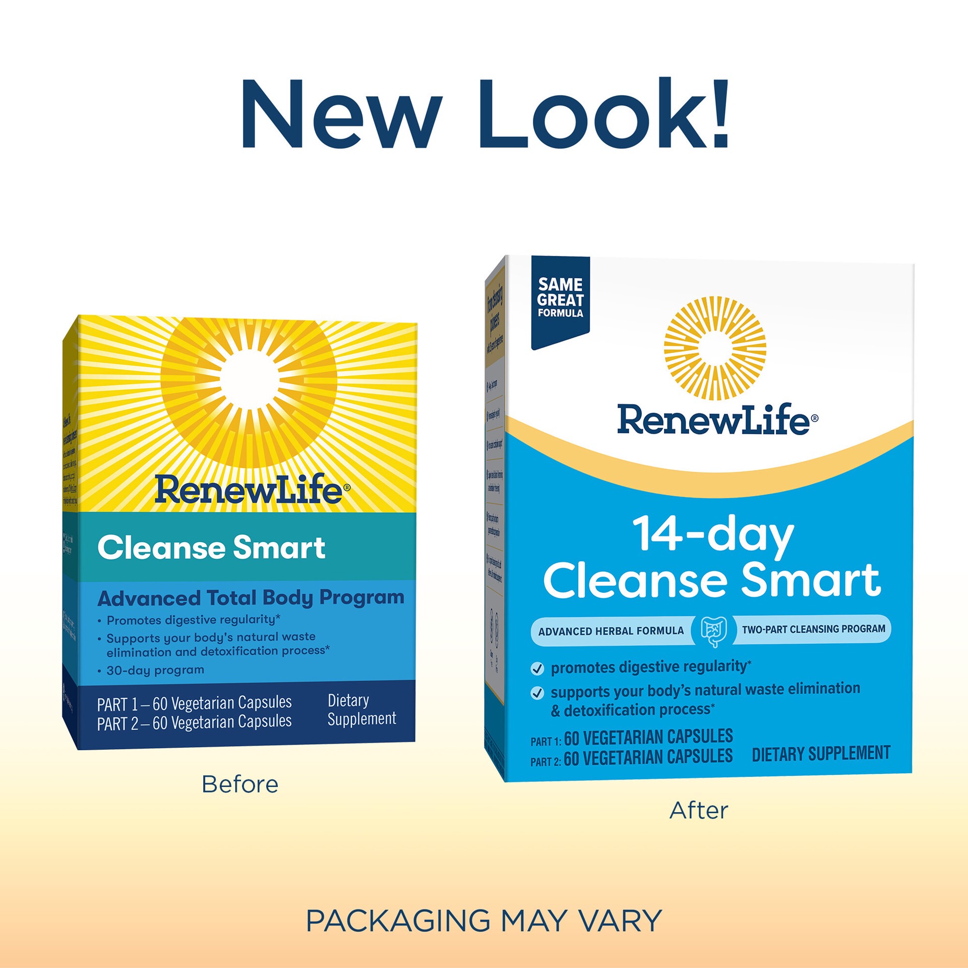 slide 4 of 5, Renew Life CleanseSMART 120 ea, 1 ct