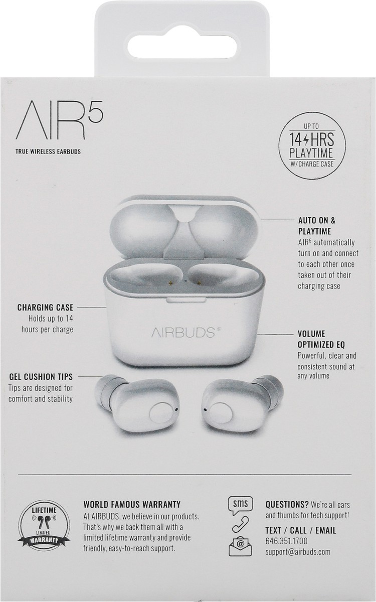 slide 9 of 9, Airbuds Air5 True Wireless Earbuds 1 ea Box, 1 ct
