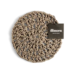 Hy-Vee Seasons Knotted Trivet In Fieldstone Gray