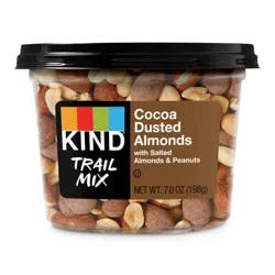 Kind Cocoa Dusted Almonds With Salted Peanuts Trail Mix - 7 oz