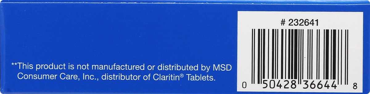 slide 7 of 10, CVS Health 24Hr Non Drowsy Allergy Relief Loratadine Tablets, 10 Ct, 10 ct