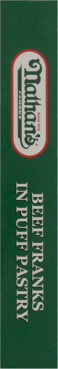 slide 5 of 14, Nathan's Famous Beef Franks In Puff Pastry - 12 Ct, 7.5 oz