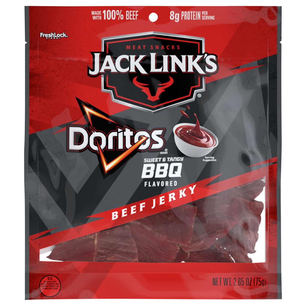 slide 1 of 11, Jack Link's Beef Jerky Sweet And Tangy BBQ - 2.65 oz, 2.65 oz