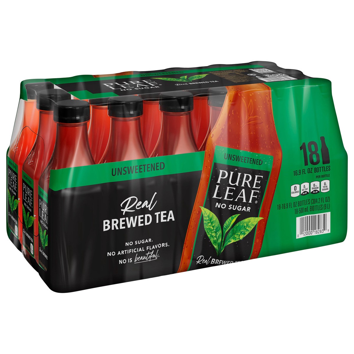 slide 2 of 7, Pure Leaf Real Brewed Tea Unsweetened 16.9 Fl Oz 18 Count, 304.20 oz