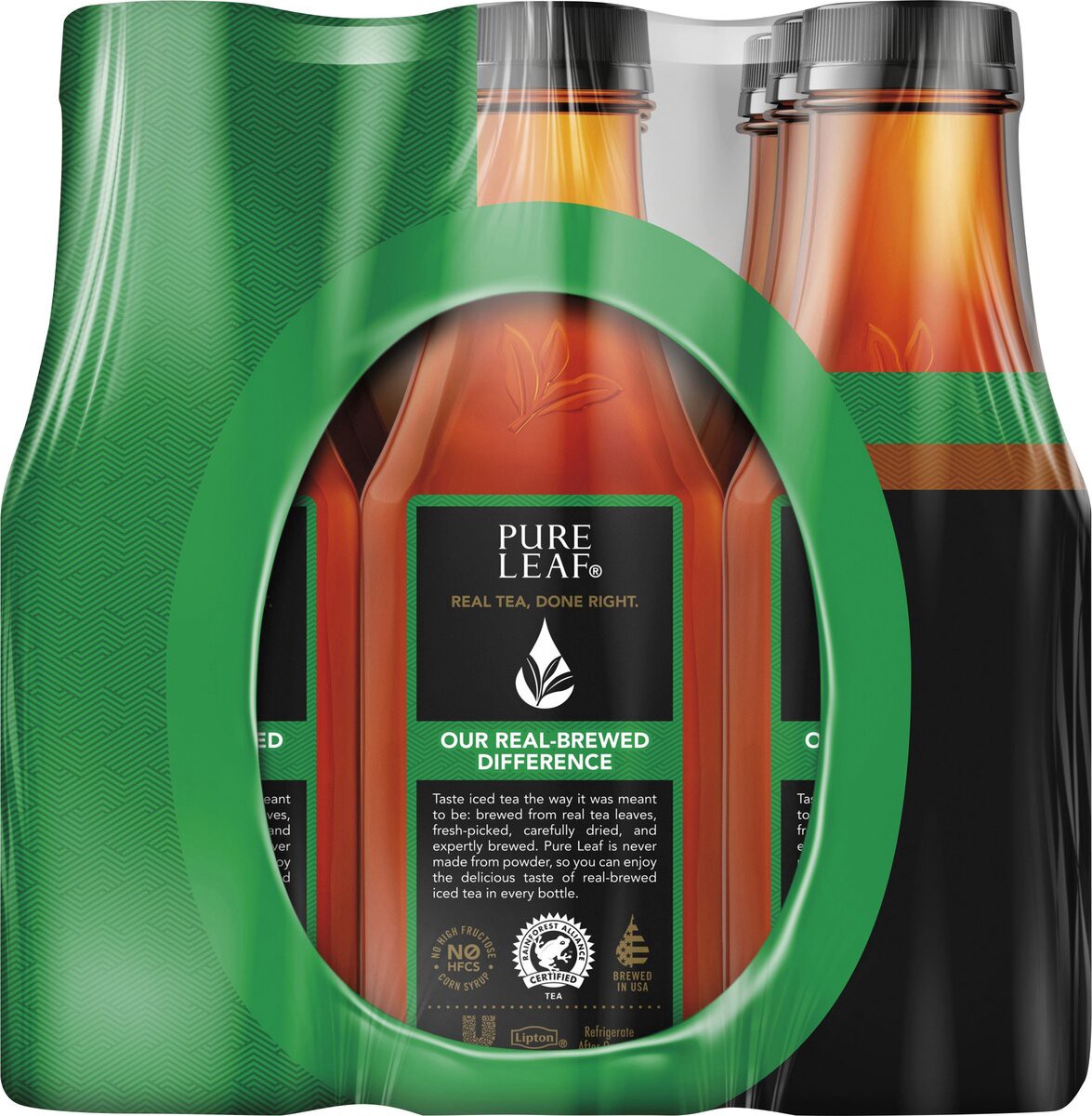 slide 5 of 7, Pure Leaf Real Brewed Tea Unsweetened 16.9 Fl Oz 18 Count, 304.20 oz