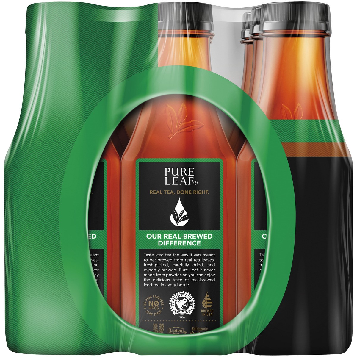 slide 6 of 7, Pure Leaf Real Brewed Tea Unsweetened 16.9 Fl Oz 18 Count, 304.20 oz