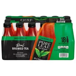 Pure Leaf Real Brewed Tea Unsweetened 16.9 Fl Oz 18 Count
