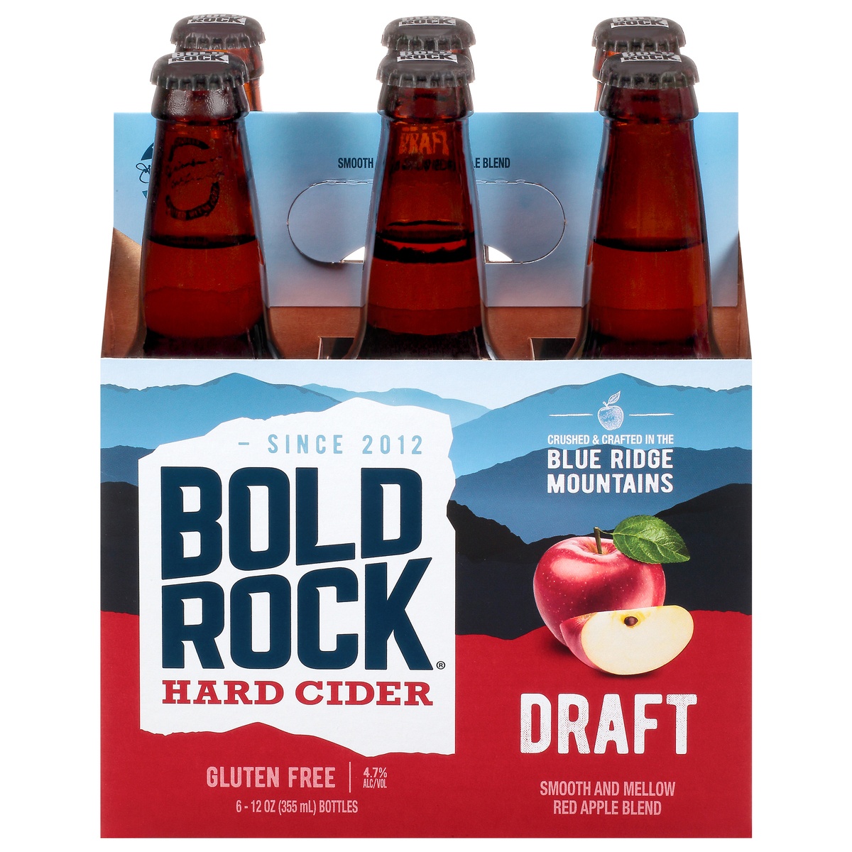Bold Rock Hard Cider Bold Rock Draft Hard Cider 6 12 oz Bottles 6 ct