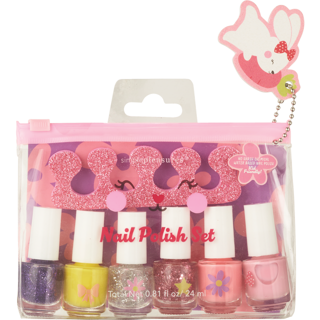 slide 1 of 1, TAHARI Kid Friendly - Set Of Six Nail Polish - Easter Gift Set, 24 ml
