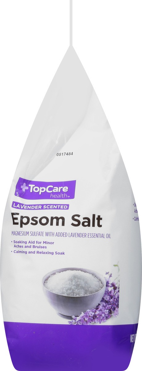slide 4 of 9, TopCare Health Lavender Scented Epsom Salt 48 oz, 48 oz