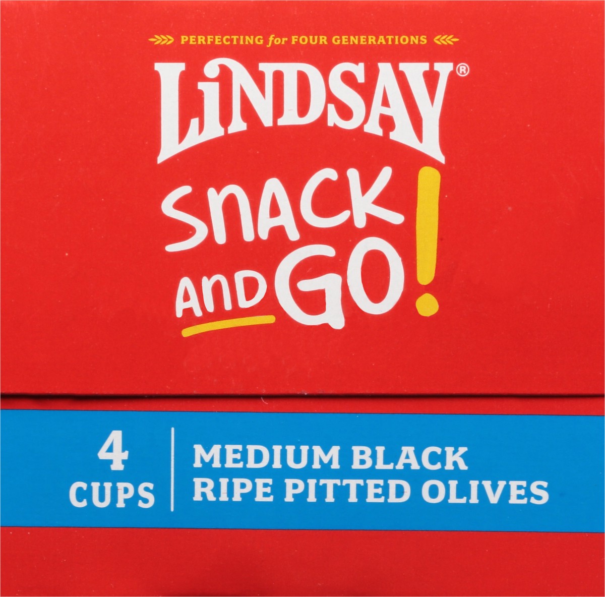 slide 7 of 10, Lindsay Black Riped Pitted Olives Medium 4 - 4 oz Cups, 