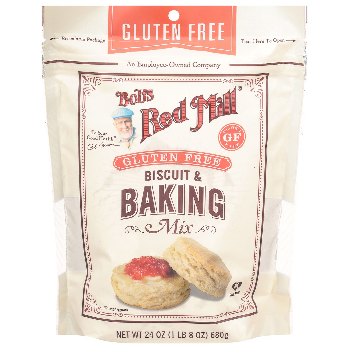 slide 1 of 9, Bobs Red Mill Gluten-free Biscuit & Baking Mix, 24 oz