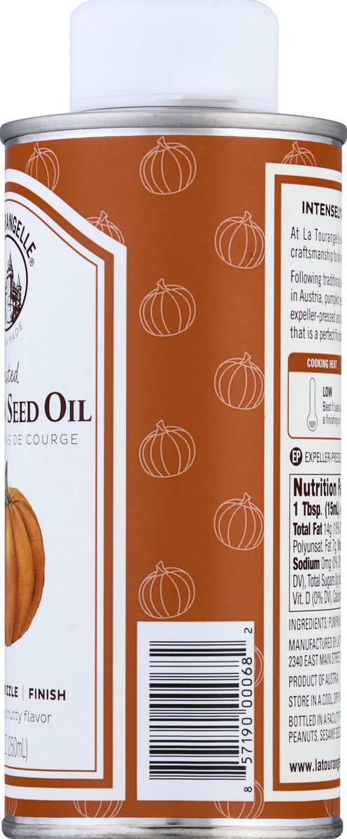 slide 10 of 12, La Tourangelle Toasted Pumpkin Seed Oil 8.45 oz, 8.45 oz