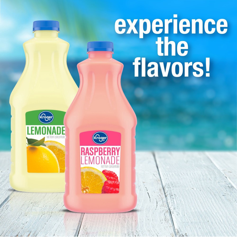 slide 3 of 4, Kroger Raspberry Lemonade Not From Concentrate - 52 fl oz, 52 fl oz