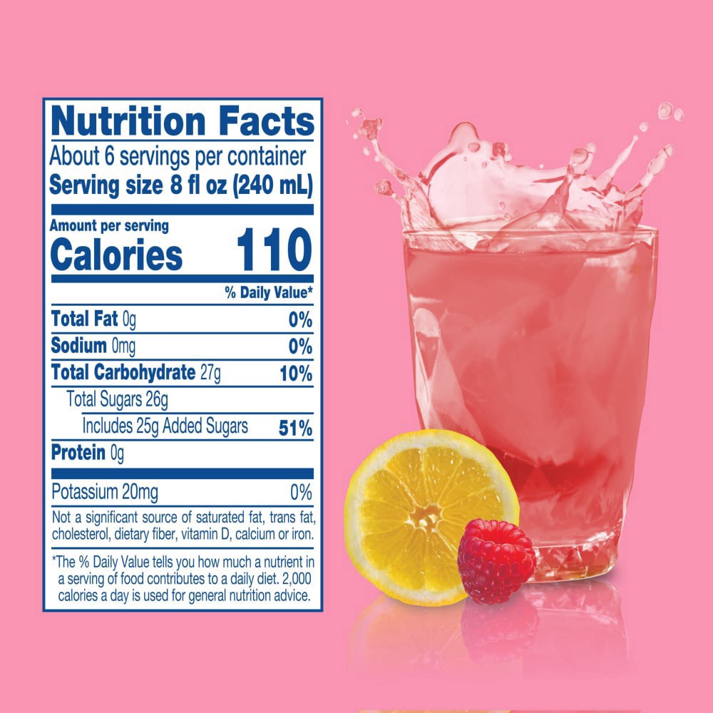 slide 2 of 4, Kroger Raspberry Lemonade Not From Concentrate - 52 fl oz, 52 fl oz