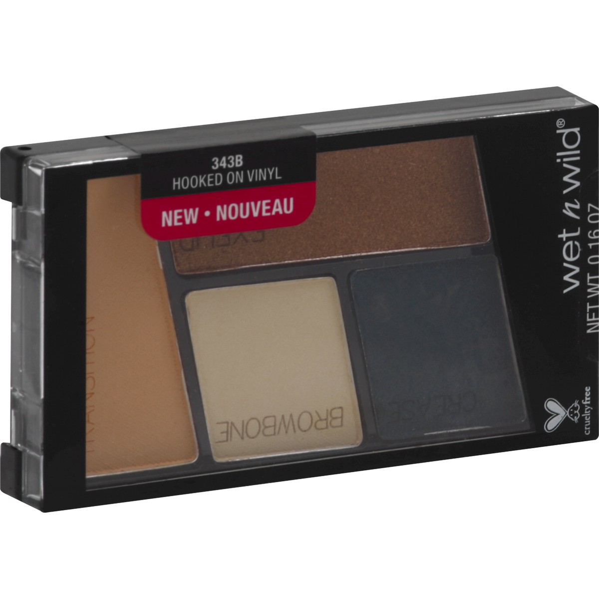 slide 7 of 7, wet n wild Color Icon Eyeshadow Quad Hooked on Vinyl, 0.16 oz